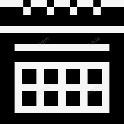 日历销售7已填充图标svg_新图网 https://ixintu.com 已填充 日历 销售7