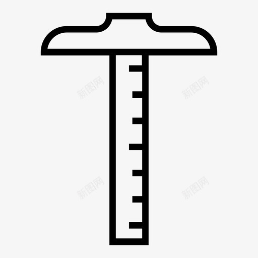 直角尺角切口图标svg_新图网 https://ixintu.com 切口 测量 直尺 直角尺 绘图 角