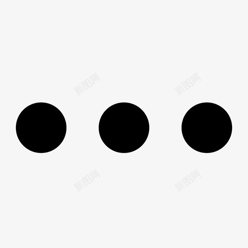打字圆圈圆点图标svg_新图网 https://ixintu.com 圆圈 圆点 常用图标 打字 更多