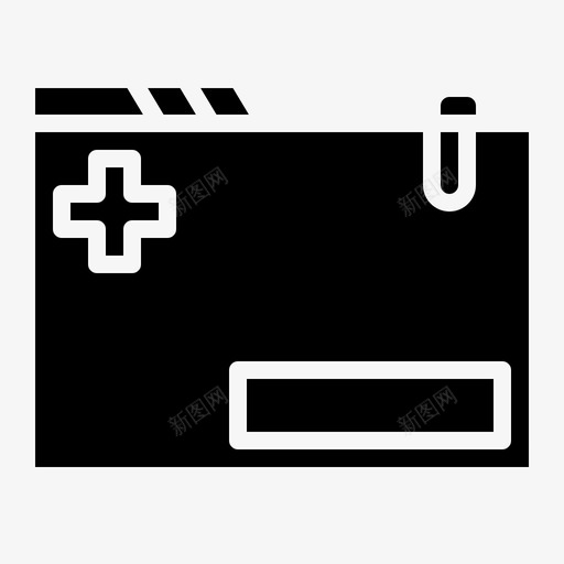 医疗报告文件夹健康图标svg_新图网 https://ixintu.com 信息 健康 医疗和健康字形 医疗报告 患者 文件夹