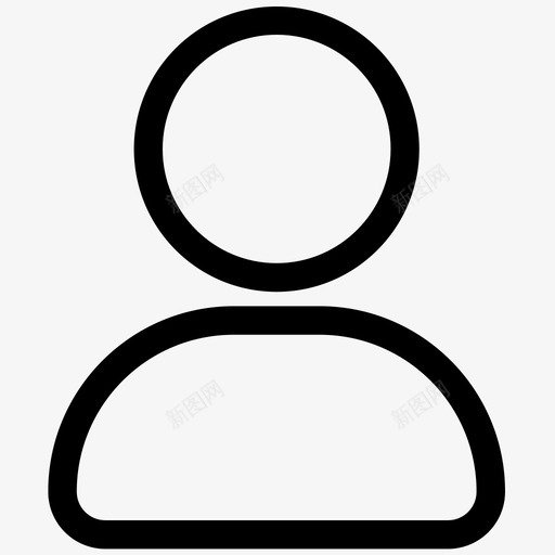 底部_我的_默认效果svg_新图网 https://ixintu.com 底部_我的_默认效果