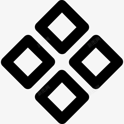 菜单和开发元素粗体圆润图标svg_新图网 https://ixintu.com 粗体圆润 菜单 设计和开发元素