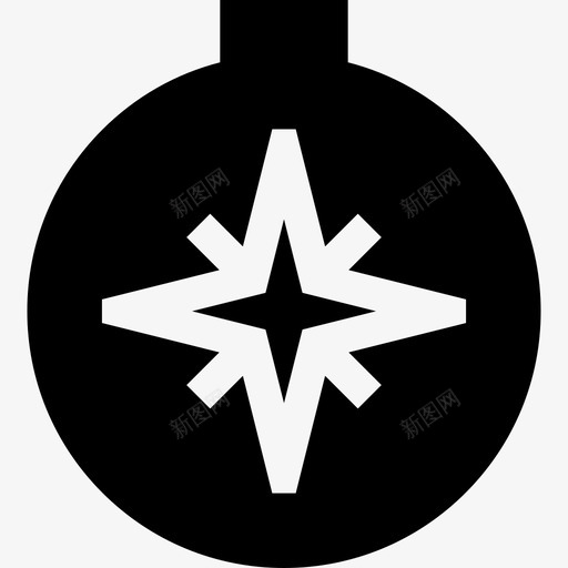 罗盘海盗8号装满了图标svg_新图网 https://ixintu.com 海盗8号 罗盘 装满了