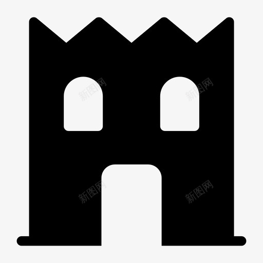 建筑房产酒店图标svg_新图网 https://ixintu.com 假日标志符号 建筑 房产 酒店