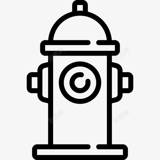 线性安全消防栓图标svg_新图网 https://ixintu.com 线性安全消防栓