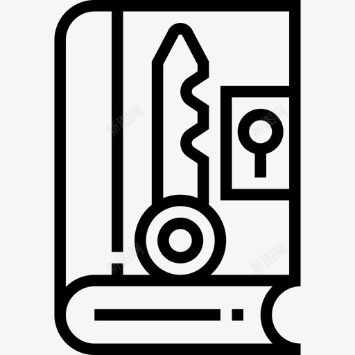 图书安全31直系图标svg_新图网 https://ixintu.com 图书 安全31 直系