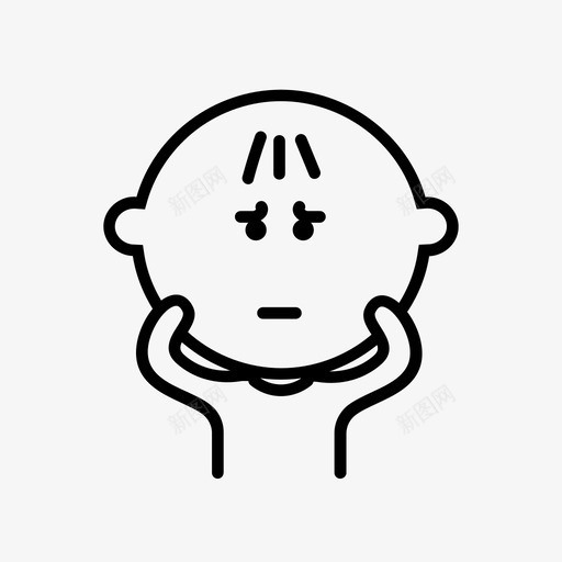 伤心宝贝微笑宝贝图标svg_新图网 https://ixintu.com 伤心 宝贝 微笑宝贝