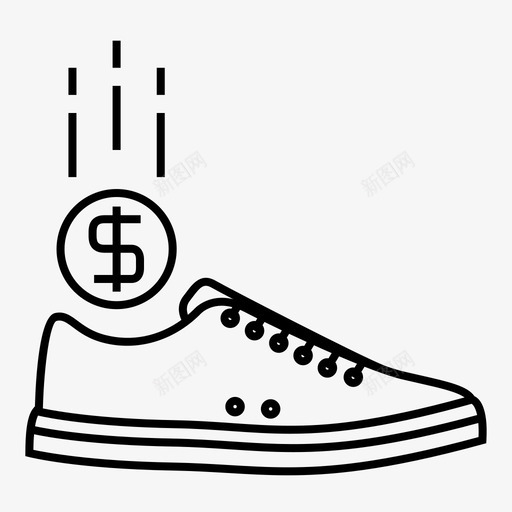 靴子缓存现金储藏图标svg_新图网 https://ixintu.com 现金储藏 皮革 硬币 缓存 金融 靴子 鞋子