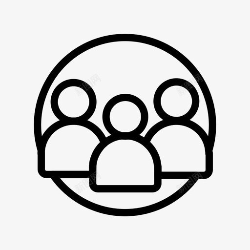 人物会议站立图标svg_新图网 https://ixintu.com 人物 会议 化学和科学 用户图标 站立