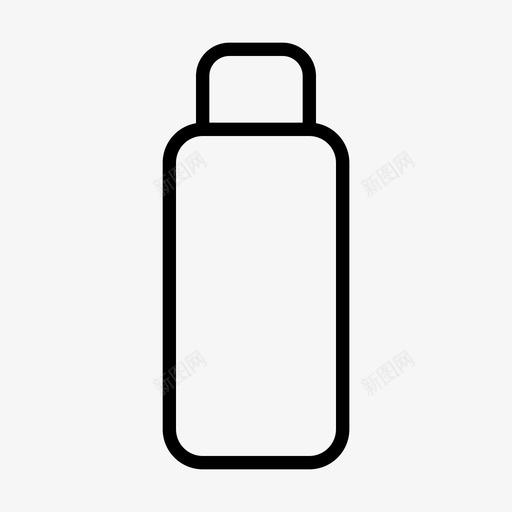 防晒霜乳液防护图标svg_新图网 https://ixintu.com 乳液 防护 防晒霜