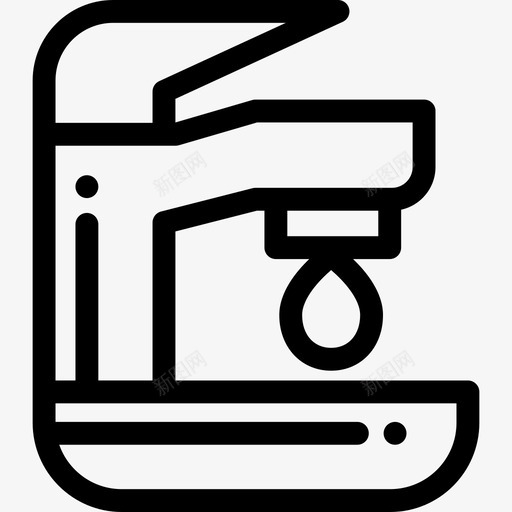 管道工不动产16线性图标svg_新图网 https://ixintu.com 不动产16 管道工 线性