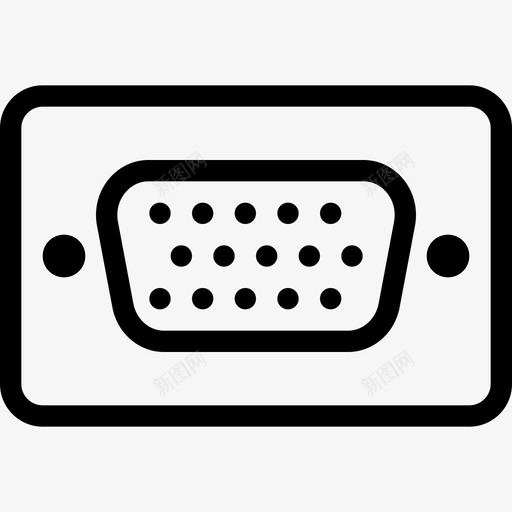 Vgait组件线性图标svg_新图网 https://ixintu.com Vga it组件 线性