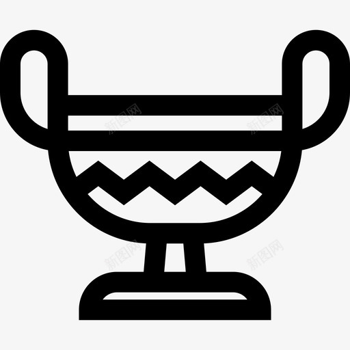 陶器古希腊5直纹图标svg_新图网 https://ixintu.com 古希腊5 直纹 陶器