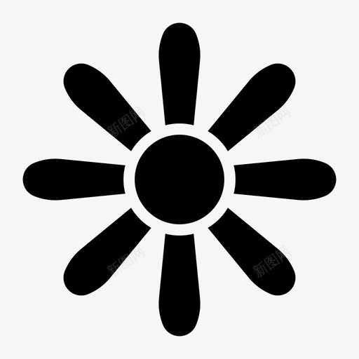 花花的图案自然图标svg_新图网 https://ixintu.com 自然 花 花的图案