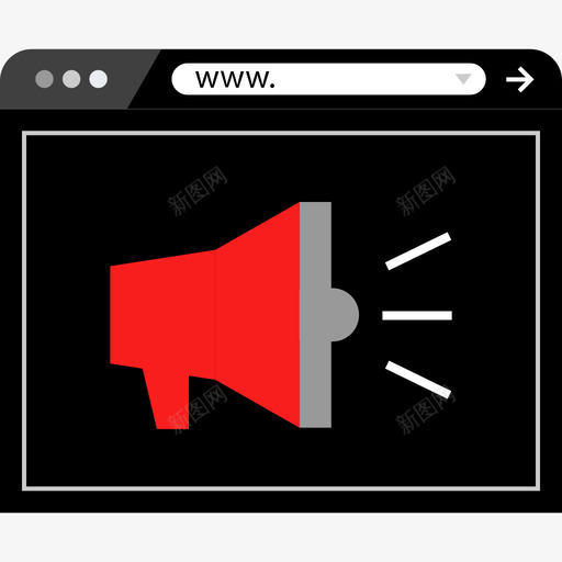 广告互联网搜索引擎优化营销平面图标svg_新图网 https://ixintu.com 互联网搜索引擎优化营销 平面 广告
