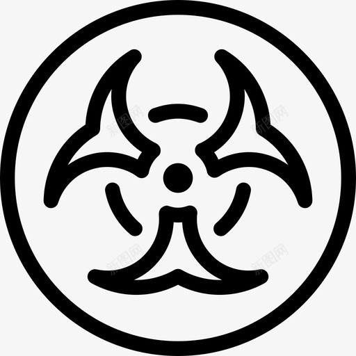 生物危害科学20线性图标svg_新图网 https://ixintu.com 生物危害 科学20 线性