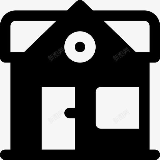 房屋建筑施工10已填充图标svg_新图网 https://ixintu.com 已填充 建筑施工10 房屋
