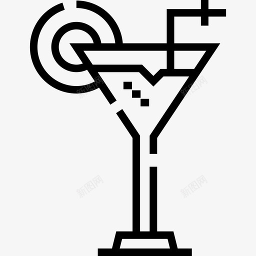 鸡尾酒豪华16直系图标svg_新图网 https://ixintu.com 直系 豪华16 鸡尾酒