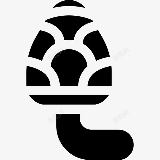 羊肚菌秋季19填充图标svg_新图网 https://ixintu.com 填充 秋季19 羊肚菌