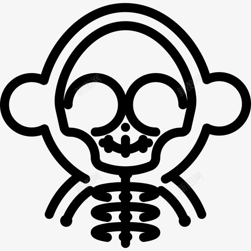 X光片13号医院直线型图标svg_新图网 https://ixintu.com 13号医院 X光片 直线型