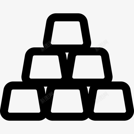 金锭奢侈品店10直营图标svg_新图网 https://ixintu.com 奢侈品店10 直营 金锭