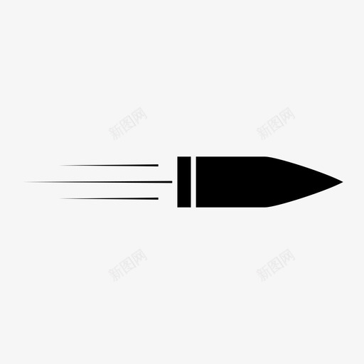 子弹射击战争图标svg_新图网 https://ixintu.com 冲突雕文图标 子弹 射击 战争 战斗