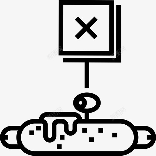 快餐健康生活7直系图标svg_新图网 https://ixintu.com 健康生活7 快餐 直系
