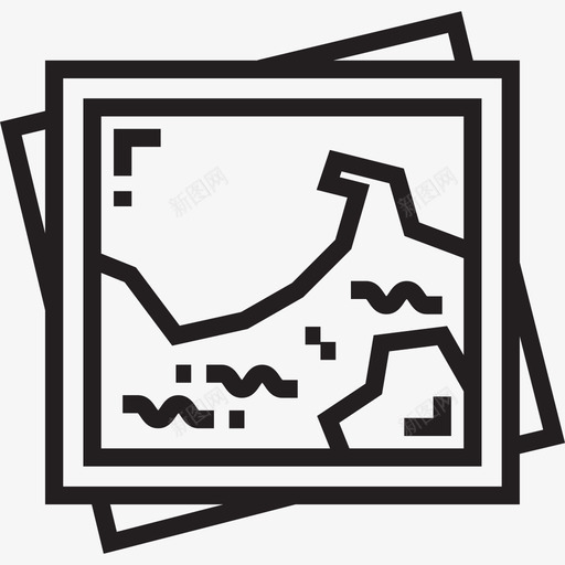 世界地图航海和水手2直线图标svg_新图网 https://ixintu.com 世界地图 直线 航海和水手2
