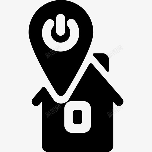 智能家居家庭自动化9填充图标svg_新图网 https://ixintu.com 填充 家庭自动化9 智能家居