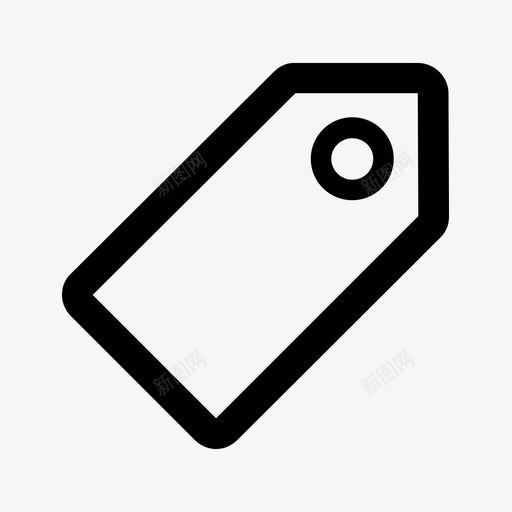 标签折扣标识图标svg_新图网 https://ixintu.com 定价 折扣 标签 标识