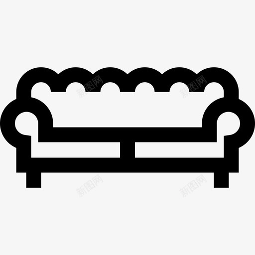 沙发豪华店2直线型图标svg_新图网 https://ixintu.com 沙发 直线型 豪华店2