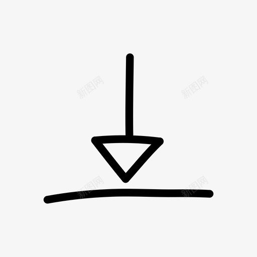 涂鸦箭头文件共享图标svg_新图网 https://ixintu.com 互联网 文件传输 文件共享 涂鸦下载 用户界面 简单涂鸦大纲收集 箭头
