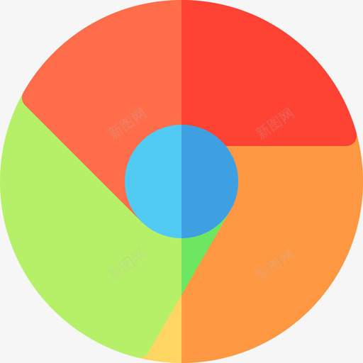 Chrome浏览器4平板图标svg_新图网 https://ixintu.com Chrome浏览器4 平板