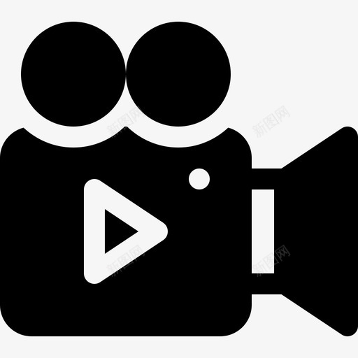 摄像机ui接口13填充图标svg_新图网 https://ixintu.com ui接口13 填充 摄像机