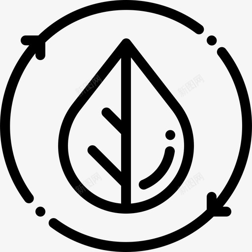 休假生态45线性图标svg_新图网 https://ixintu.com 休假 生态45 线性