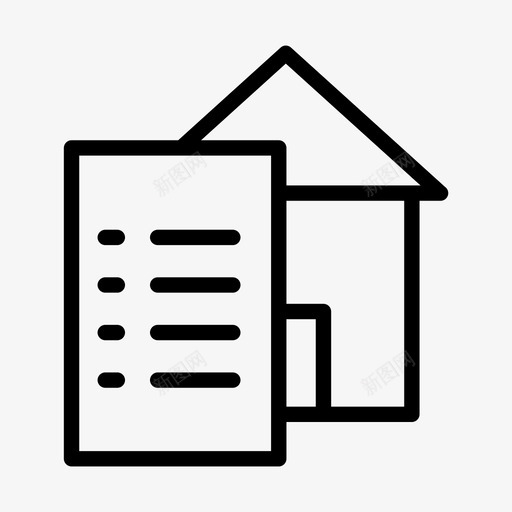 销售房地产房屋图标svg_新图网 https://ixintu.com 房产 房地产 房屋 销售