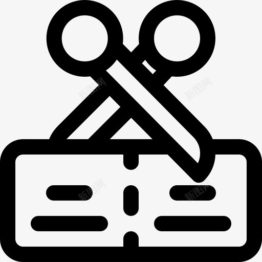 代金券时尚电子商务6线性图标svg_新图网 https://ixintu.com 代金券 时尚电子商务6 线性