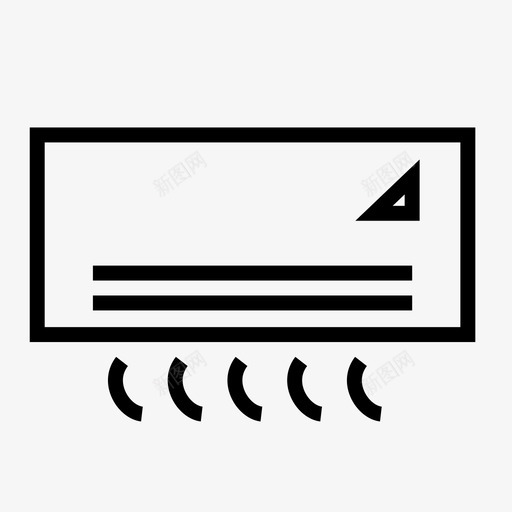 空调分体式空调图标svg_新图网 https://ixintu.com 分体式空调 空调