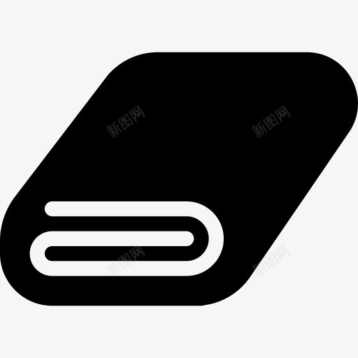 毛巾美容spa5填充图标svg_新图网 https://ixintu.com 填充 毛巾 美容spa5