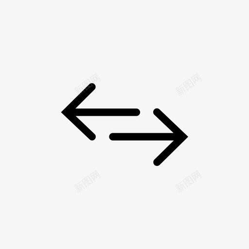 传输箭头转换图标svg_新图网 https://ixintu.com 传输 基本图标 箭头 转换