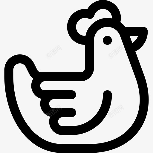 鸡肉养殖11直系图标svg_新图网 https://ixintu.com 养殖11 直系 鸡肉