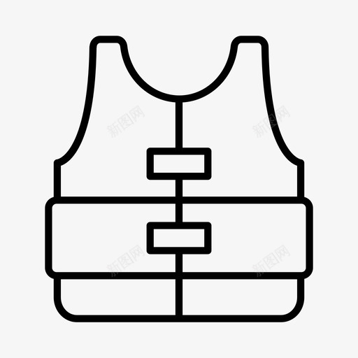 救生衣活动澳大利亚图标svg_新图网 https://ixintu.com 大堡礁 救生衣 水上运动 活动 澳大利亚