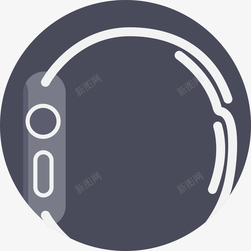 手表苹果logos3扁平图标svg_新图网 https://ixintu.com 扁平 手表 苹果logos3