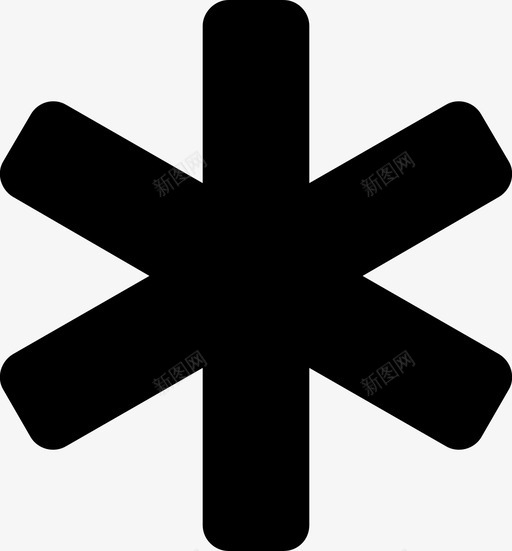 星号紧急情况最爱图标svg_新图网 https://ixintu.com 健康 星号 最爱 符号 紧急情况