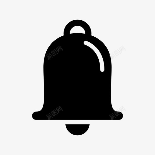 通知警报铃声图标svg_新图网 https://ixintu.com 商务设置2第1部分 声音 警报 通知 铃声