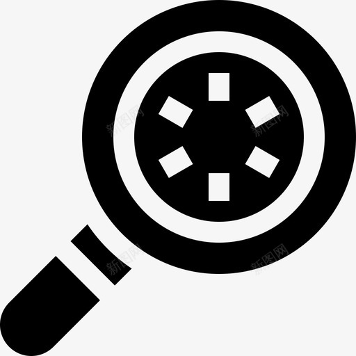 搜索营销seo7已填充图标svg_新图网 https://ixintu.com 已填充 搜索 营销seo7