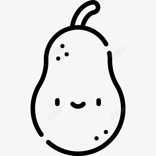 梨秋14直生图标svg_新图网 https://ixintu.com 梨 直生 秋14