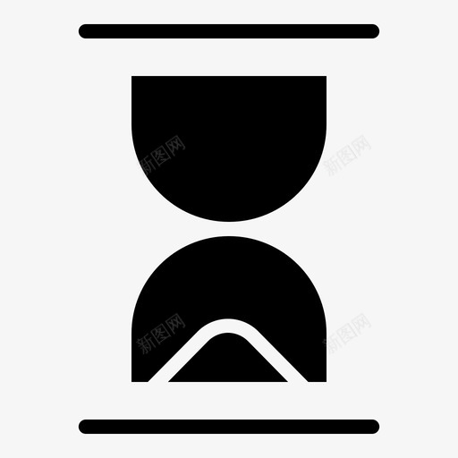 时间时钟沙漏图标svg_新图网 https://ixintu.com 医疗 时钟 时间 沙漏