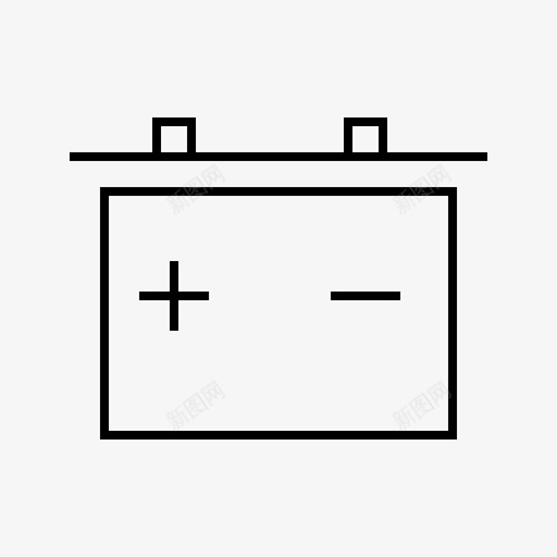 电池生态能源图标svg_新图网 https://ixintu.com 工业 生态 生态灯 电力 电池 能源