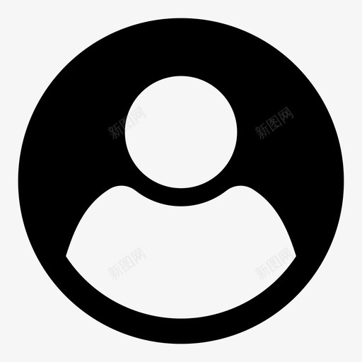帐号头像人物图标svg_新图网 https://ixintu.com 个人资料 人物 头像 帐号 用户 箭牌手瞄准